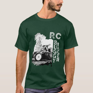 Modelauto's races hobbyist Afstandsbediening grapp T-shirt