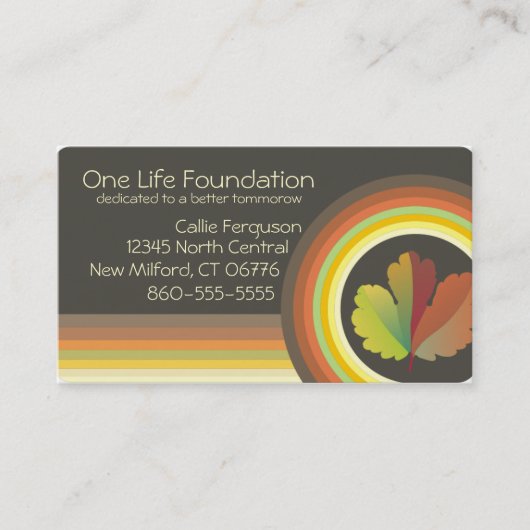 Modèle 10 de carte de visite (Devant)