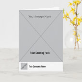 Modèle 1 générique de carte de voeux (Fleur jaune)