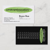 Modèle 2 de carte de visite d'innovations de (Devant / Derrière)