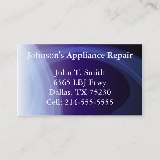 Modèle 3 de carte de visite (Devant)