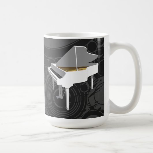 Modèle 3D:Grand piano blanc :Coffee Mug (Droite)