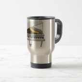Modèle 3D : Piano à queue blanc : Mug de voyage (Devant droit)