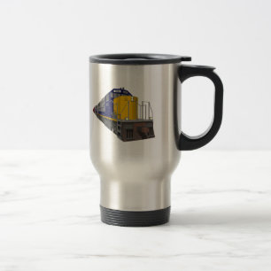 modèle 3D : Train de fret : Chemin de fer : Tasse