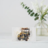 Modèle A Classic Car Carte de visite (Debout devant)