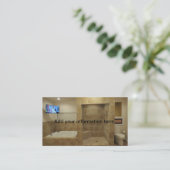 Modèle à la maison professionnel de carte de (Debout devant)