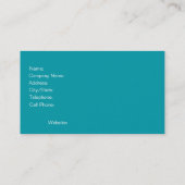 Modèle à la mode de carte de visite de vignes de (Dos)