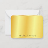 Modèle à la mode Faux Or métal (Dos)