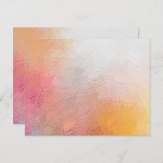 Modèle Abstrait coloré (Devant / Derrière)