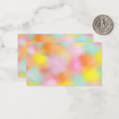 Modèle abstrait coloré personnalisé élégant (Devant/Arrière en situation)