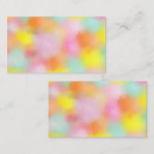 Modèle abstrait coloré personnalisé élégant (Devant / Derrière)