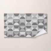 Modèle abstrait géométrique moderne du milieu du s (Serviette à main)