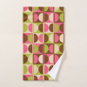 Modèle abstrait géométrique moderne du milieu du s (Serviette à main)