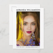 Modèle Acteur 1 Carte photo Comp Carte postale Bla (Devant / Derrière)