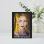 Modèle Acteur 1 Carte photo Comp Carte postale noi (Debout devant)