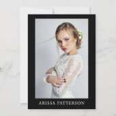 Modèle Acteur 5x7 Comp Carte SED QR 4 Photo 2 Côté (Devant)