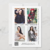 Modèle Acteur 5x7 Comp Carte SED QR 5 Photo 2 Côté (Dos)