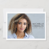 Modèle Acteur 5x7 Comp Carte Zed 3 Photo Retour (Devant)