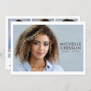 Modèle Acteur 5x7 Comp Carte Zed 3 Photo Retour