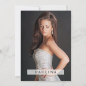 Modèle Acteur 5x7 Comp Carte Zed Comp 7 Photo 2 Cô (Devant)