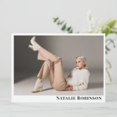 Modèle Acteur 6 Carte photo Comp Modèle de portefe (Debout devant)