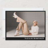 Modèle Acteur 6 Portefeuille photo Modèle de carte (Devant)