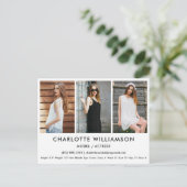 Modèle Acteur Carte Comp 3 Photo Carte postale bla (Debout devant)