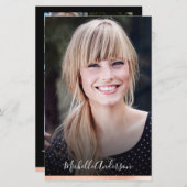 Modèle Acteur Carte Comp 4 Script arrière photo (Devant / Derrière)