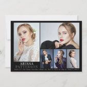 Modèle Acteur Carte Comp 6 Photo 5x7 (Devant)