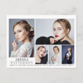 Modèle Acteur Carte Comp 6 Photo double face (Dos)