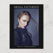 Modèle Acteur Carte Comp 6 Photo double face (Devant)