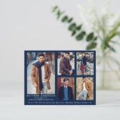 Modèle Acteur Carte Comp bleu 5 Photo carte postal (Debout devant)