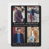 Modèle Acteur Carte Comp Noir - 4 Photo Retour R (Dos)