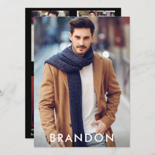 Modèle Acteur Carte Comp Nom Wht - 4 Photo Retour