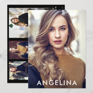 Modèle Acteur Photo Pro Carte Comp 5 Photo Retour 