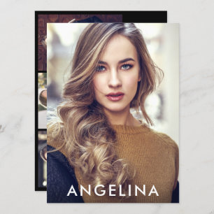 Modèle Acteur Photo Professional Carte Comp Black