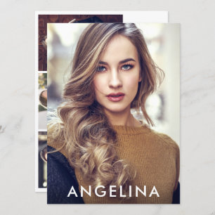 Modèle Acteur Photo Professionnel Carte Comp W