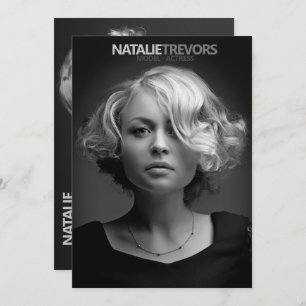 Modèle Actor 2 Côté 2 Photo 5x7 Comp Carte Zed