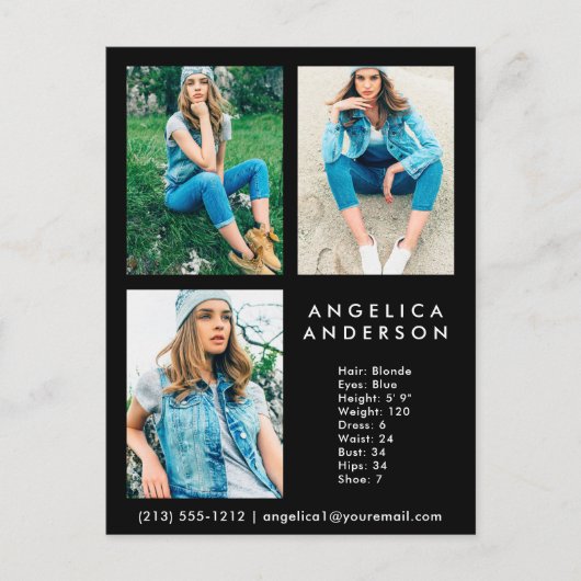 Modèle Actor 3 Carte photo Comp - Carte postale no (Devant)