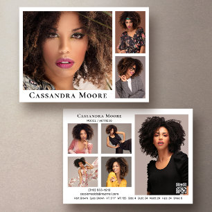 Modèle Actor 8 Modèle de carte composite photo