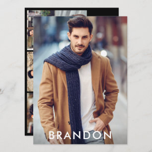 Modèle Actor Carte photo Comp professionnelle Blk