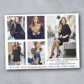 Modèle Actor Comp Card Blanc - 5 Photos