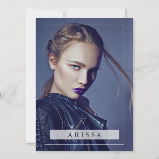 Modèle Actor Pro 5.5x7.5 Carte Comp/Zed 5 Photo (Devant)