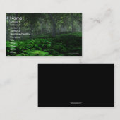 Modèle actuel de carte de visite de forêt (Devant / Derrière)