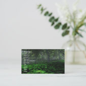 Modèle actuel de carte de visite de forêt (Debout devant)