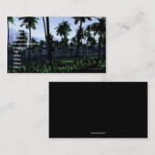 Modèle actuel de carte de visite de jungle (Devant / Derrière)