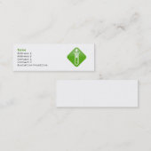 Modèle adulte de carte de profil de tube à essai (Devant / Derrière)