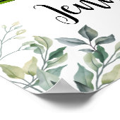 Modèle Affiche de bienvenue funéraire (Coin)