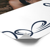 Modèle Affiche de bienvenue funéraire floral (Coin)