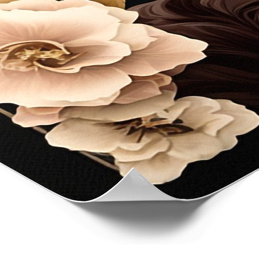 Modèle Affiche de bienvenue mariage, Floral, (Coin)